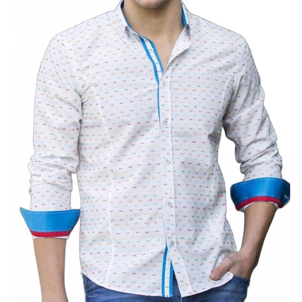 NEW EIGHT X reverse fill coupe shirt in white